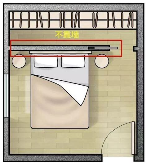 靠牆直樑壓床化解